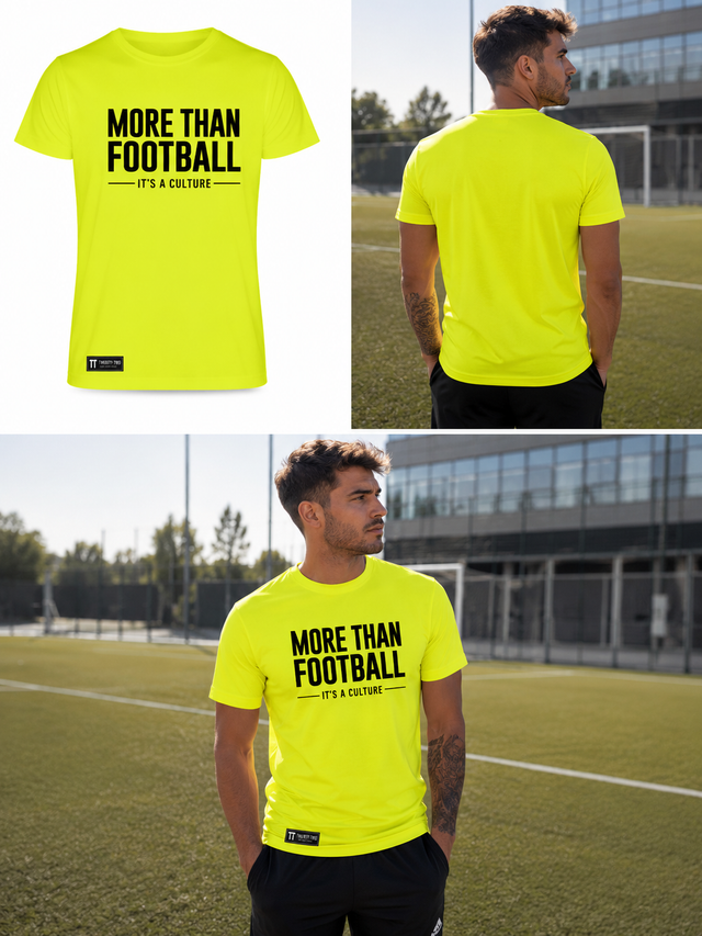 Majica MORE THAN FOOTBALL neon