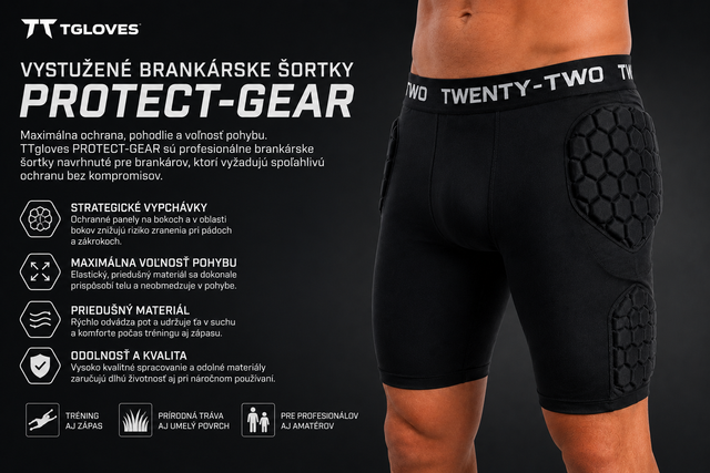 Ojačane golmanske kratke hlače PROTECT-GEAR
